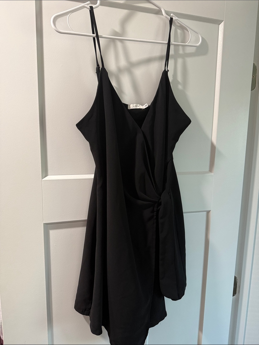 Black Jumpsuit skort tie strap